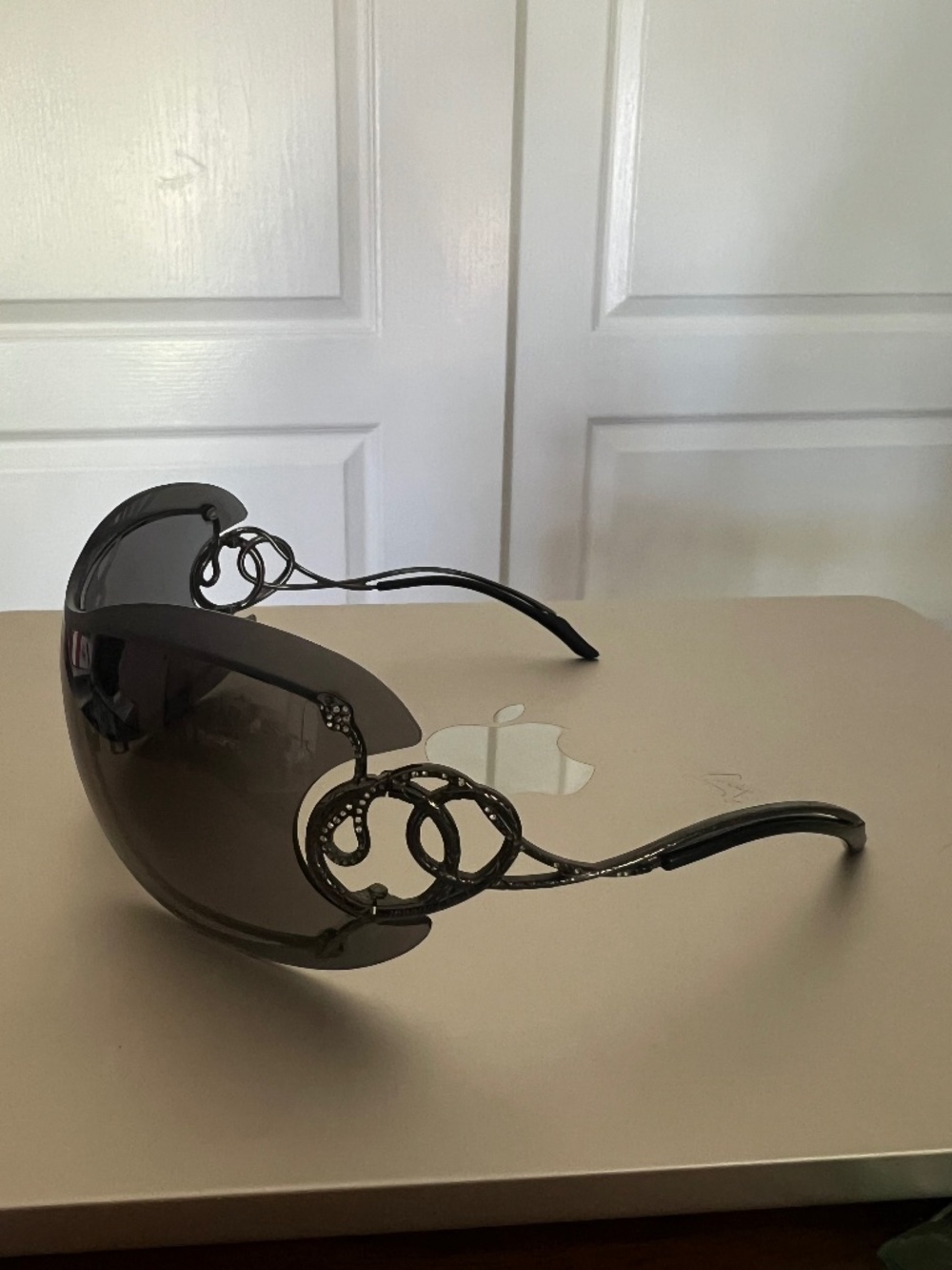 Roberto Cavalli Serpentine Shield Sunglasses - Authentic